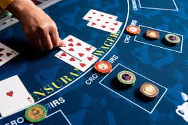 Roulette wheel with ball in motion